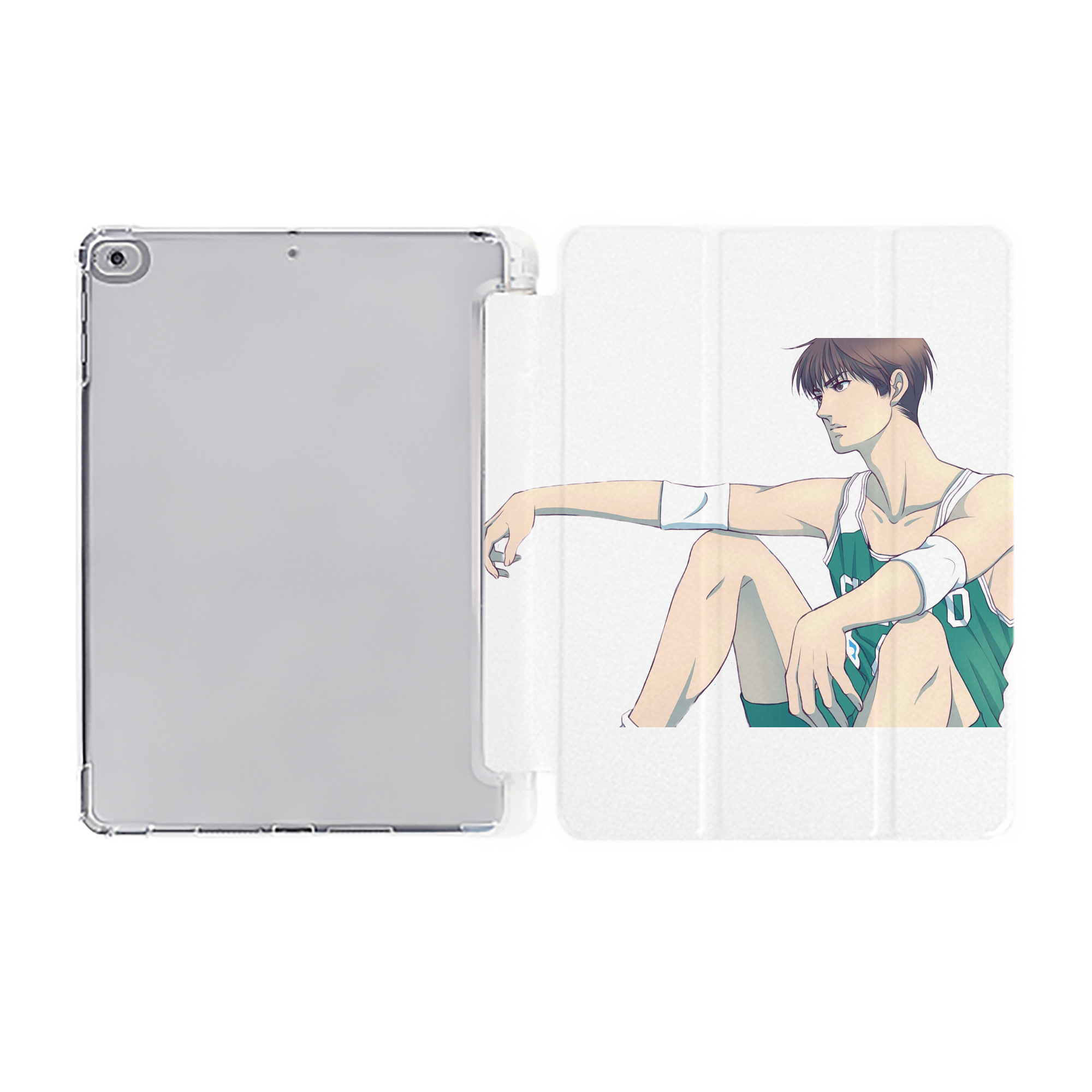 （画像用） SLAM DUNK／スラムダンク IPad ケース ペン収納付き 三つ折りスタンド PUレザー×シリコン 対応機種9.5/10.5/10.9インチ